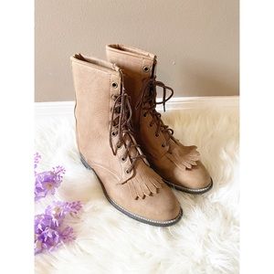 COPY - Laredo Tan Kiltie Boots